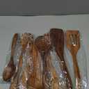 Wooden Spoons for Cooking,10 Pcs Natural Teak Wooden Kitchen Utensils Set Wooden Utensils for Cooking Wooden Cooking Utensils Wooden Spatulas for Cooking (10)