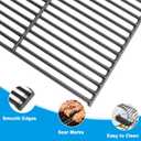 17.7" Cooking Grate Replacement Parts for Monument Grills 77352, 77352MB, Denali 605, Grill Grate for Monument Grill Replacement Parts, A105 & A101 Replacement for Monument Grill Accessories