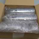 Etersky 50 Pack 16 oz Clear Plastic Cups with Sip Lids, Round Bottom Straw less To Go Iced Coffee Cups, Disposable BPA Free Bubble Tea Smoothie Cups for Coffee Shops, Holiday, Christmas, Party