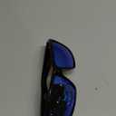 MCR Safety SR218B Swagger SR2 Series Safety Glasses with Thermo Plastic Rubber Nose Pads and Detachable Side Shields, Black Frame, Blue Diamond Mirror Lens