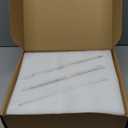 BGRAING 40 oz Glass Cups with Lids and Straws 2 Pack Large Glass Tumbler with Handle Borosilicate Ice Coffee Cups, with Bamboo Lid & Plastic Lid, for Boba, Smoothies, Beer, Juice