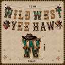 2 x Western Cowboy Party Decorations - West Rodeo Theme Decor Wild West Yee Haw Banner Hanging Swirls for Birthday Baby Shower Party Supplies