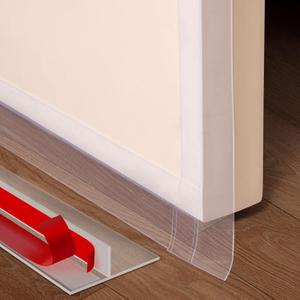 Benory 20Ft T-Shaped Silicone Weather Stripping Seal, Door Seal Tape for Doors and Windows, Blocks Cold Drafts and Reduces Noise