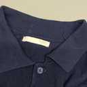 Theory Men's Goris Polo Long Sleeve in Light Bilen M