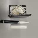 Dr. Emma Electric Vibration Flosser with Replaceable Floss Picks and Toothbrush, Power Flosser for Adults, Dental Flosser Kit for Teeth Cleaning, Water Flosser Alternative, Midnight