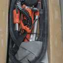 Drywall Sander, 1000W Popcorn Ceiling Removal Tool, Automatic Drywall Sander with Vacuum Dust Collection, LED Light, 6 Variable Speed 800-2200RPM, Foldable & Extendable Handle,15Pcs Sanding Discs (Orange Red)