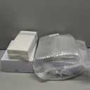 Supernal 200pcs Silver Plastic Dinnerware Sets for 25 Guests included Silver Silverware Set & Plastic Plates heavy duty Disposable Cups and Paper Napkins Disposable for Party Birthday and Wedding