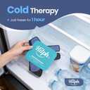 Hilph 3D Wisdom Teeth Ice Pack Wrap, 1 Hours Long-Lasting Ice Pack for Jaw, Cheek & TMJ with Ice Grid Gel Design, Flexible Gel Face Ice Wrap for Pain Relief After Oral Surgery, Wisdom Teeth Removal