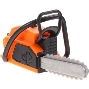 Miniature Chainsaw Ornament Prop Fake Chainsaw Tool Power Models for Dollhouse Fairy Garden Accessories DecorationsOrange