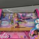 Barbie Careers Playset, Gymnastics Set with Blonde Gymnast Fashion Doll, C-Clip for Flipping Action, Balance Beam, Warm-Up Suit & Accessories