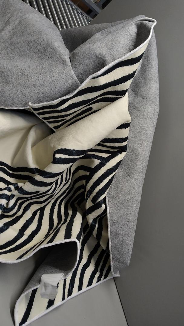 YIHOUSE 58 Ft Area Rugs, Abstract Washable Rug, Modern Black and White Rug for Bedroom Living Room Dining Room Office Playroom Nursery, Nonslip Throw Non-Shedding Thin Contemporary Striped Rugs (Modern Lines Beige)