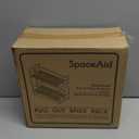 SpaceAid Pull Out Spice Rack Organizer for Cabinet, Heavy Duty Slide Out Seasoning Kitchen Organizer, Cabinet Organizer, with Labels, 5.2" W x10.75 D x10 H, 2 Drawers 2-Tier