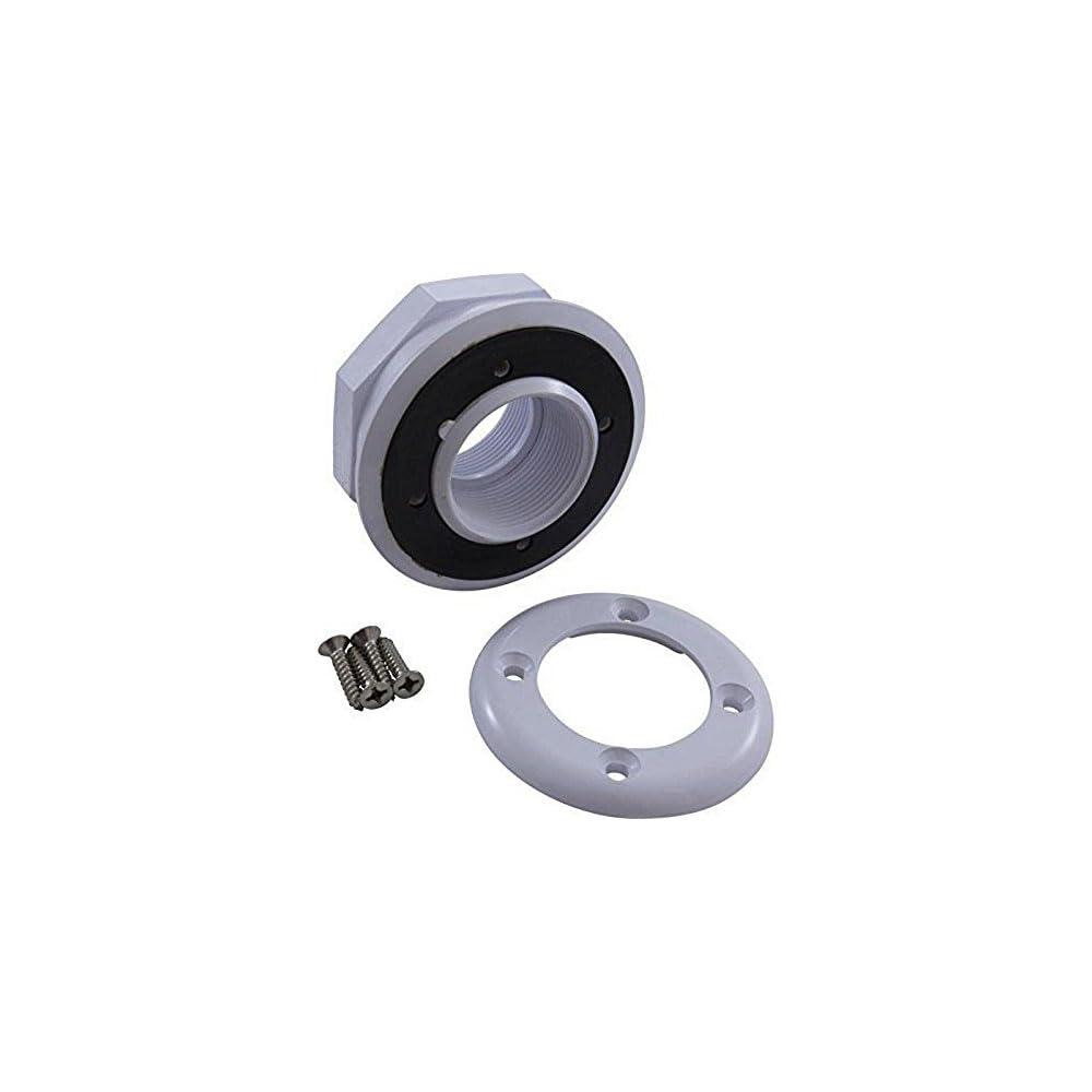 2 x Super-PRO 25522-000-000 1.5 in. Vinyl Fiberglass FIP Inlet and LOCKNUT Fitting
