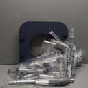 Toilet Seat Risers for Seniors,Raised Toilet Seat with Handles & Padded Seat, Adjustable Height & Width, 400lb Elevated Toilet Seat for Elderly, Handicap, Fit Any Toilet 