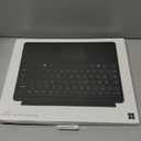 Microsoft Surface Pro Keyboard Without Pen Storage for Surface Pro Copilot+ (11th Edition), Pro 9 and 8, Alcantara Material, Black