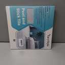 VaryStyle 18-Pack Grey/White Marble Peel and Stick Vinyl Flooring Self Adhesive Vinyl Floor Tiles Peel and Stick Waterproof Basement Flooring Tile Removable Stick on Floor Tile for Kitchen Living Room