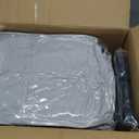 RVMasking Pontoon Boat Cover with Motor Cover, 1400D Heavy Duty Middle Reinforced, Marine Grade Waterproof Boat Cover for Length: 17'-20', Beam Width up to 102", Gray