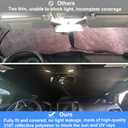 PIMCAR Windshield Sun Shade for 2015-2024 2025 Ford Edge SUV, Premium 310T Reflective Polyester, Foldable Heat Blocker-Beat Summer Heat & Keep Interior Cool