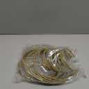 Yerliker 16 Pieces Hat Rack Wig Holder Over The Door Baseball Hat Holder Wall Mounted Hanging Wig Organizer for Closet Display Storage Rack with 2 Hooks for Tie Scarf(Gold)