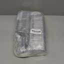 100Pcs 8oz Plastic Dessert Cups with Lids and Spoons, Disposable Parfait Cup Square Cake Containers for Party Favor, Mousse, Yogurt, Pudding, Snacks, Fruits, 50 Sets