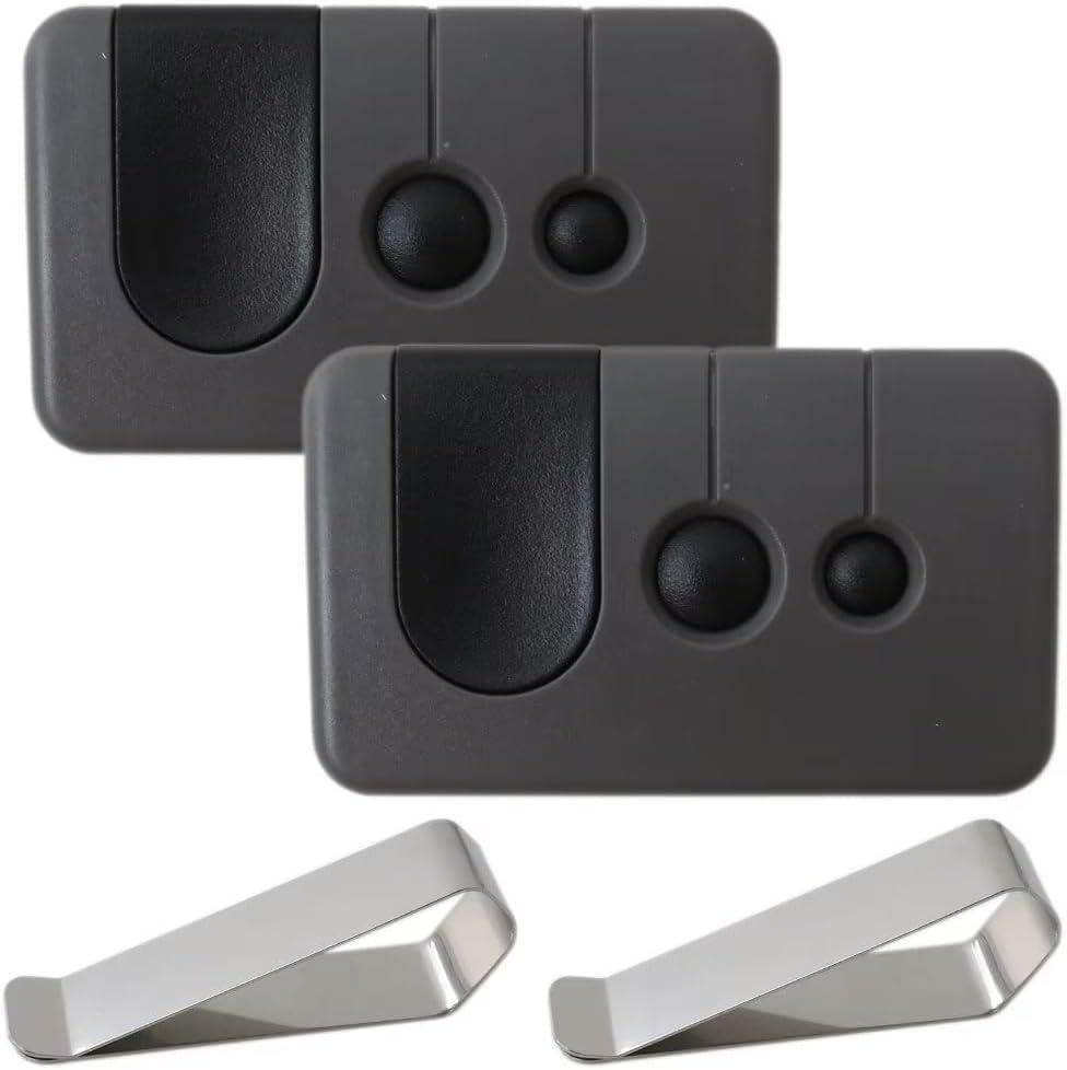 2Pcs for Sears Craftsman 139.53753, 139.53985D Garage Door Opener Remote 315mhz with Purple Learn Button Only