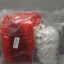 Mens Santa Costume Set Christmas 12pcs Deluxe Velvet Adult Santa Claus Suit (Large)