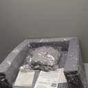 FRUITEAM 3-in-1 Portable Toddler Travel Bed, Flip Open Sofa Lounger with High-Density Foam for Camping & Indoor/Outdoor Use, Convertible Machine Washable Space Planet Galaxy Print Cover, Gray