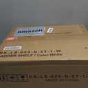 Furologee 5-Tier Ladder Shelf with 2 Drawers, Narrow Bookshelf Storage Shelves, Industrial Bookcase Freestanding Rack Units for Bedroom, Living Room, Bathroom, Home Office, Balcony, Wood Metal, White