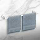 Newfun 24 Inch White Bathroom Towel Holder, 2Pcs | Towel Racks for Bathroom Rod Classic SUS304 Stainless Steel Bathroom Towel Holder Wall Mounted
