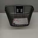 Schwinn Quick Release Wire Bike Basket, Black, Weather Resistant, Folding Handle for Hand Carry, Fits Most Adult Bicycles, Includes Mounting Hardware, Bicycle Basket for Adult Bikes