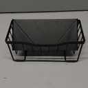 Vanwood Sponge Holder for Kitchen Sink with Auto Draining Tray, Sink Caddy Kitchen Sink Cocina Organizer, Self Drain Dish Soap Sponge Caddy for Counter (Black)