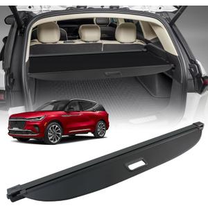 Cargo Cover for Lincoln Nautilus 2024, Retractable Trunk Cover for Lincoln Nautilus 2025 2024 Accessories Rear Trunk Cargo Shield Privacy Cover
