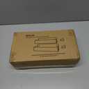 Magnetic Spice Rack Organizer for Fridge Seasoning Organizer for Kitchen storage with Screw Magnetic Shelf with Hook for Refrigerator and Oven (6pack-Black)