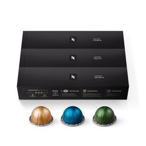 Nespresso Capsules Vertuo, Variety Pack, Medium and Dark Roast Coffee, 30 Count Coffee Pods, Brews 7.8 oz. (EXP 12/31/25)