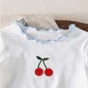 SOLY HUX Toddler Girl's Clothes Summer Outfits Cute Short Sleeve T Shirt and Plaid Shorts 2 Piece Clothing Set (White)