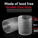 Hobnail Drinking Glasses, Vintage Glassware Set of 6, Vintage Drinking Glasses 11.75 oz, Bubble Glasses Drinking, Hobnail Glasses, Vintage Glass Cups, Jupiter Glasses for Juice, Soda, Beer, Whisky