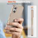 SUPFINE Magnetic for iPhone 17 Case (Compatible with MagSafe)(Military Grade Drop Protection) Translucent Matte Shockproof with Anti-Fingerprint Phone Cover 2025,Desert Gold