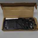 6FT Surge Protector Power Strip, Nuetsa Extension Cord with 8 Outlets and 4 USB Ports, 6 Feet Power Cord (1625W/13A), 2700 Joules, ETL Listed, Black