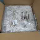 6ft Round Area Rug Living Room Rugs - 6x6 Washable Neutral Modern Abstract Soft Thin Rug Indoor Floor No Slip Rug Carpet for Bedroom Under Dining Table Home Office Decor - Brown Grey