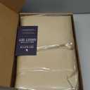 Beckham Hotel Collection Twin Sheets Set for Kids, Teens, Boys & Girls, 100% Cotton Oeko-TEX Certified Safe Fabric, Silky Smooth & Soft, 16 Deep Pocket, 3-Piece, Sand