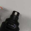 Dog Nail Grinder with 2 LED Lights Powerful 2 Speeds Super Quiet Dog Nail Trimmers with 3 Grinding Wheels Rechargeable Pet Dog Nail Clippers for Large Medium Puppy Dogs Dog Nail File Cat Nail Clipper (Black)