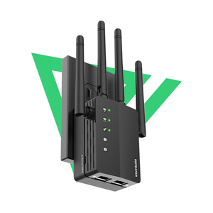 1200Mbps Dual Band 5GHz/2.4GHz WiFi Extender, WiFi Extender Signal Booster, 12880 Sq.Ft Coverage, 105-Device Support, Setup for Home & Outdoor Use