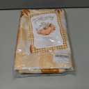 Softalker Fall Tablecloth Rectangle 60x84 Inch, Thanksgiving Autumn Harvest Pumpkin Buffalo Plaid Decoration Table Cloth, Stain Resistant Table Cover for Party/Dining/Holiday, Orange Checkered