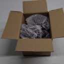 3 inch / 7cm Wooden Furniture Legs, Pack of 4 Classic Walnut Solid Wood Turned DIY Replacement Bun Feet with M8 Hanger Bolts & T-Nuts for Sofa Couch Cabinet Ottoman Bed Riser