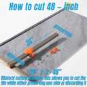 Professional Porcelain Manual Tile Cutter Tool Kit with Large Tile Cutter (can cut 48"),Power Pliers,3Pcs Cutting Blades and 3Pcs Cutting Wheels