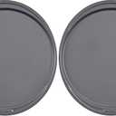 GoodCook Everyday Nonstick Steel Pizza Pan, 12", Gray (Pack of 2)