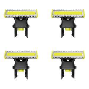 Electric Shaver Replacement Heads Compatible with Norelco One Blade Razors QP14xx,QP25xx,QP26xx,QP27xx,QP28xx,QP65xx,QP66xx Models (4 Pack)