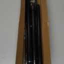 2 Pack Black Tension Curtain Rod for Windows 28 to 48 Inch,7/8"Small Shower Curtain Rod for Bathroom,Pressure Spring Tension Curtain Rod No Drilling for Closet Doorway Kitchen