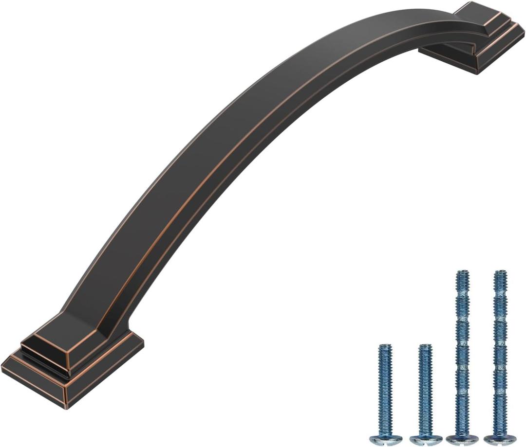 AOOTOCH 10 Pack 5 inch Cabinet Pulls Oil Rubbed Bronze Cabinet Handles Drawer Pulls for Kitchen Cabinet Cupboard