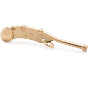 ACME No 12 British Admiralty pattern Boatswain (Bosun) pipe. Professional quality solid brass navy military whistle. Made in the UK. Includes full instructions (24ct Gold Plated)